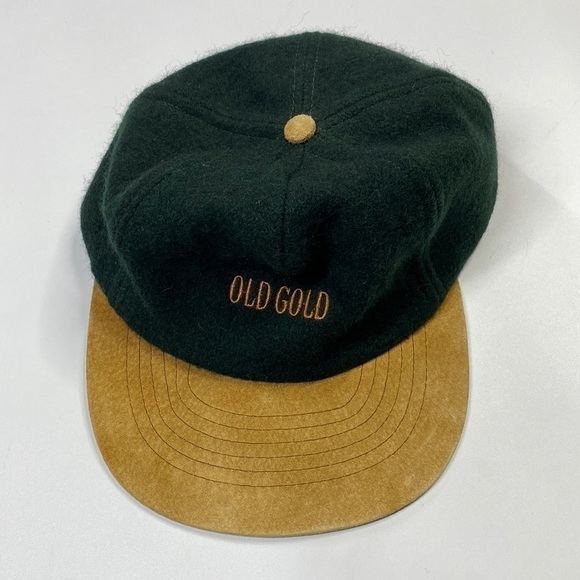 Vintage Designer Award "Old Gold" Green Wool Hat - Picture 1 of 8